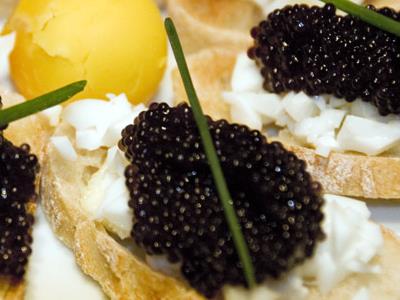 caviar fruits de mer cholesterol