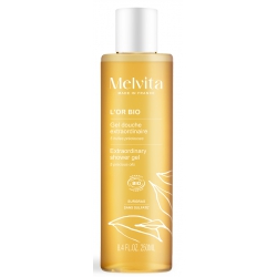 Gel douche extraordinaire L'Or Bio 250 ml Melvita Douche Extraordinaire aux 5 huiles précieuses Bio santé sénior