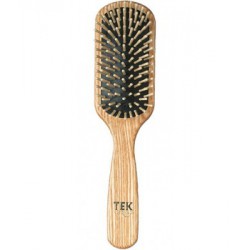 Brosse rectangulaire en Frêne naturel picots courts Tek Bio santé sénior