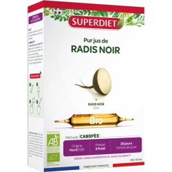 Radis Noir Bio 20 ampoules de 10ml Super Diet