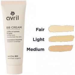 BB Cream Light teinte claire 30 ml Avril cosmétique - BB cream bio Bio santé sénior