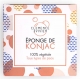 Eponge de konjac naturelle Clemence et Vivien, éponge de soin visage, bio sante senior