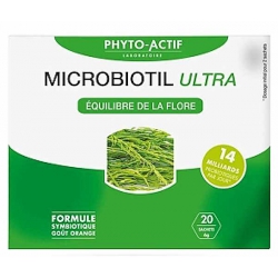 Microbiotil Ultra Ferments Lactiques 20 sachets 120g Phyto-actif