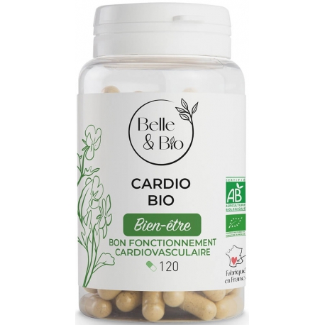Cardio bio 120 gélules Belle et Bio - complément alimentaire bio sante senior