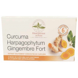 Curcuma Harpagophytum gingembre fort 60 comprimés Herboristerie de paris