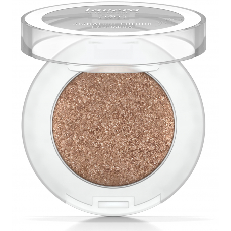 Fard à paupières Signature Colour Eyeshadow Space Gold 08 Lavera Gloire d'or 01 maquillage bio sante senior