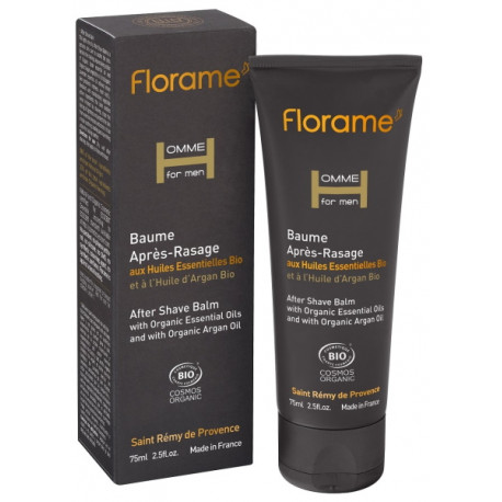 Baume Après Rasage bio 75 ml Florame feu du rasoir Bio sante senior