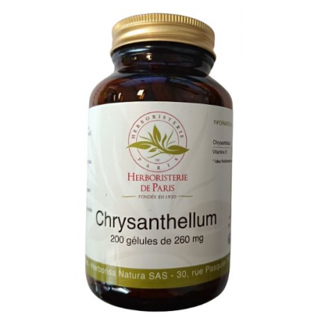 Chrysanthellum Americanum Vitamine E 200 Gélules Herboristerie de Paris fonction hépatique Bio sante senior