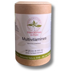 Multi Vitamines et minéraux 90 Gélules Herboristerie de Paris