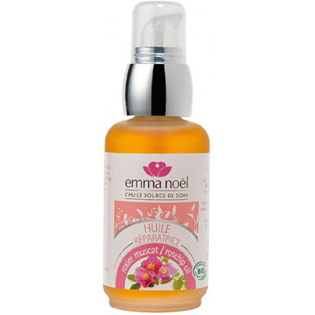 Huile de Rosier Muscat réparatrice 50 ml Emma Noel rose musquée anti âge cicatrices vergetures Bio sante senior