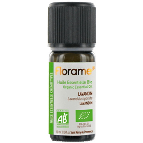 Huile essentielle bio Lavandin 10 ml Florame Lavandula Hybrida stress nervosité Bio sante senior