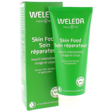 Skin food Soin réparateur peaux très sèches agressées 75ml Weleda peaux abîmées Bio santé sénior