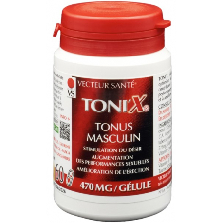 Toni'X 60 gélules Vecteur Santé panne et fatigue passagères Bio santé sénior