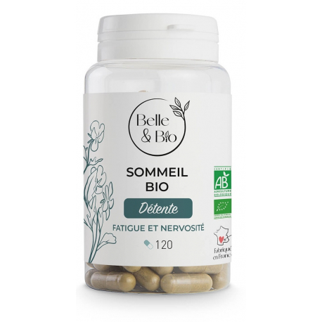 Sommeil bio 120 gélules Belle et bio calme sérénité sommeil Bio santé sénior