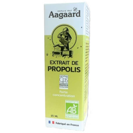 Aagaard Extrait de Propolis 15ml Aagaard propoline Bio santé sénior défenses