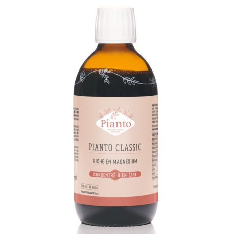 Pianto Classic boisson concentrée 300ml concentré de légumes et de plantes Bio sante senior
