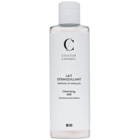 Lait Démaquillant Bio 200ml Couleur Caramel démaquillant visage nettoyant Bio santé sénior