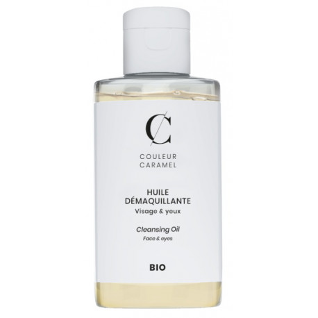 Huile Démaquillante Bio Visage et Yeux 125 ml Couleur Caramel contreles traces de maquillage Bio santé sénior