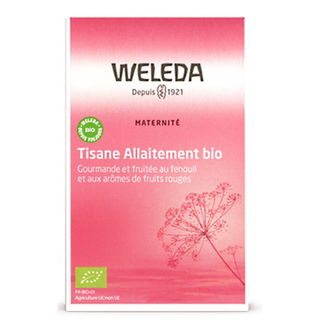 Tisane allaitement bio Fruits rouges 20 sachets Weleda digestion lactation maternelle Bio santé sénior