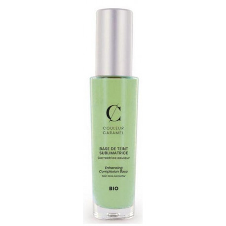 Base de teint sublimatrice 30 ml No 25 -  Verte Couleur Caramel imperfections et rougeurs Bio santé sénior