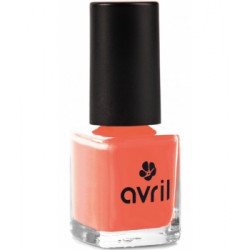 Vernis à ongles Corail No 02 7ml Avril Cosmétique teinte rouge crème Bio santé sénior