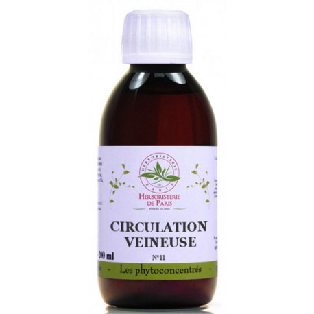 Phyto concentré Circulation veineuse 200 ml Herboristerie de Paris jambes lourdes jambes plus légères Bio santé sénior