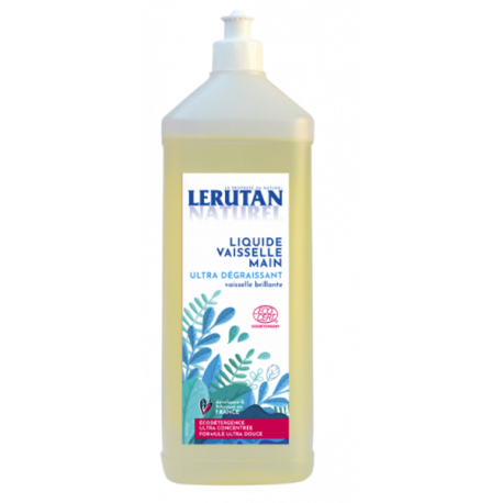 Liquide vaisselle ultra-concentré ultra-dégraissant Citron 1L Lérutan