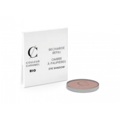 Recharge Ombre à paupières No 057 sable doré nacré Couleur Caramel maquillage sublime nacré et lumineux Bio santé sénior