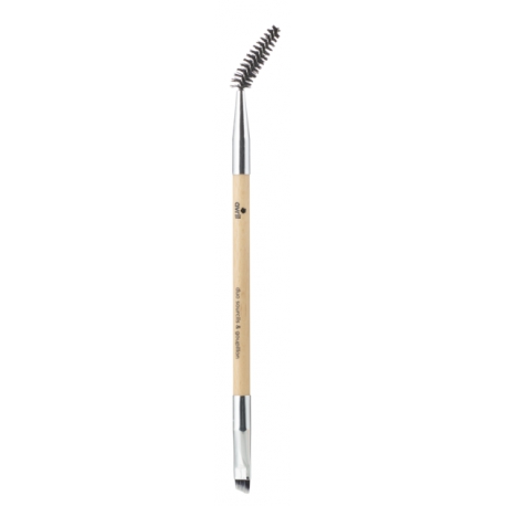 Pinceau duo sourcils et goupillon Avril pour le fard crème sur les sourcils Bio santé sénior