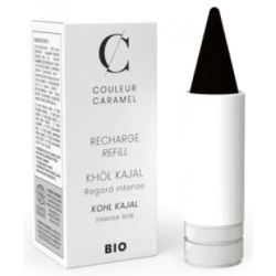 Recharge Khôl Kajal No 15 Noir 3.5 gr Couleur Caramel maquillage bio précis Bio santé sénior