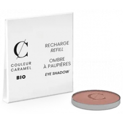 Recharge Ombre à paupières No 099 Pépite cuivrée nacré Couleur Caramel maquillage minéral bio santé sénior