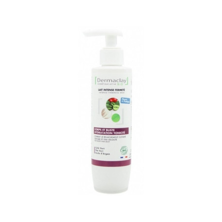 Lait intense fermeté corps buste 200 ml Dermaclay minceur silhouette bruleur lissant Bio sante senior
