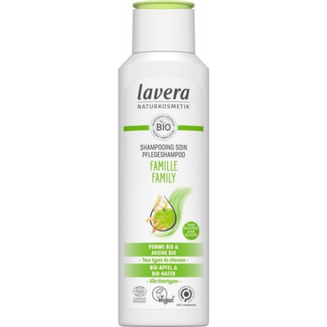 Shampoing Famille Pomme Quinoa 250 ml Lavera aloe vera agave brillance santé de la trame capillaire Bio santé sénior
