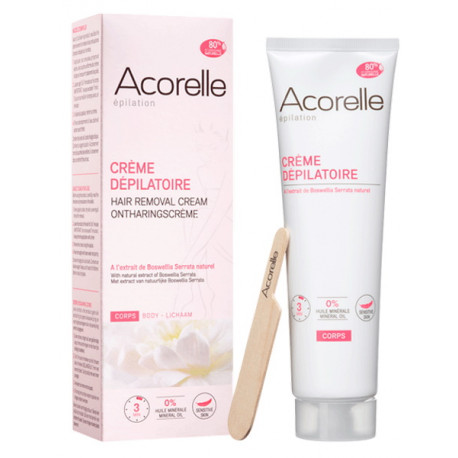 Crème Dépilatoire Corps 150 ml Acorelle épilation sans douleurs Bio santé sénior