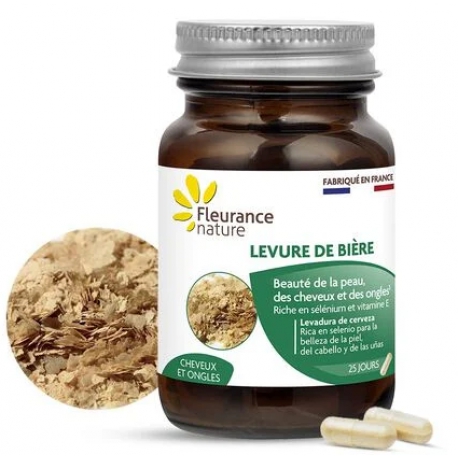 Levure de bière au sélénium 50 gélules Fleurance Nature