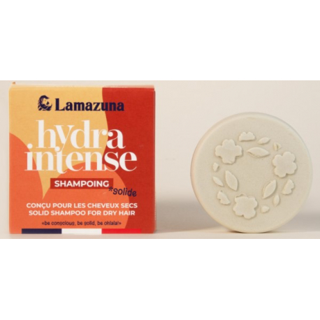 Shampoing solide Cheveux secs huile de coco vierge 70 gr Lamazuna zero dechets mousse généreuse Bio sante senior
