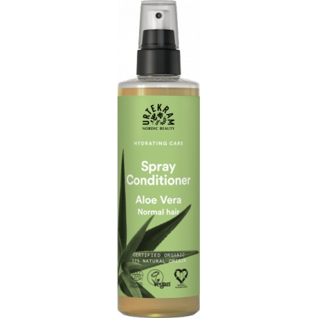 Spray cheveux revitalisant sans rinage  l'Alo Vera 250 ml Urtekram  dmlant et brillance Bio