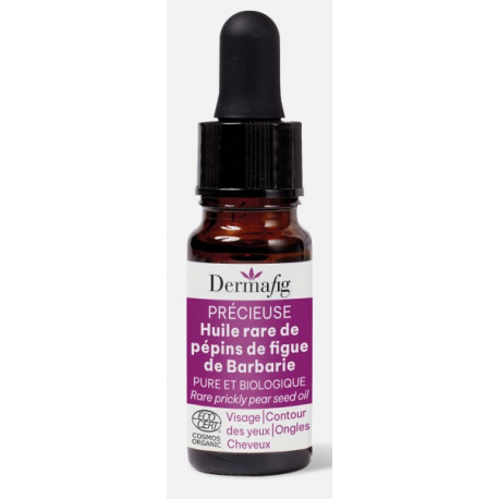 Huile de figue de barbarie, Huile de pépins de figue de Barbarie bio 10ml Dermafig, biosantesenior.fr
