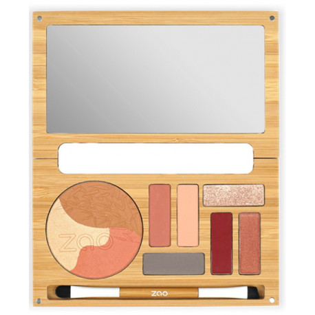 Palette Desert Rose rechargeable Zao Make Up palette de maquillage compacte Bio santé sénior