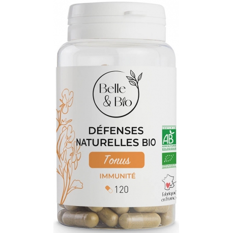 Défenses naturelles Bio 120 gélules Belle et Bio Hiver Tranquille bio Bio santé sénior