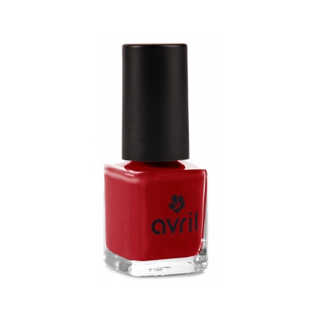 Vernis à ongles Rouge Opéra No 19 7 ml Avril Cosmétique - maquillage bio - vernis vegan Bio santé sénior