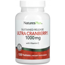 Ultra Canneberge 1000mg 120 comprimés Nature's Plus aide les voies urinaires busserole genévrier Bio santé sénior