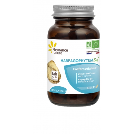 Harpagophytum Bio Bioéquitable 60 comprimés Fleurance Nature confort articulaire Bio santé sénior