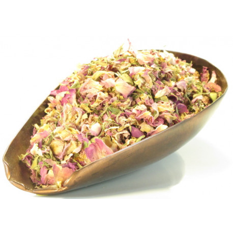 Tisane pétales de Rose de Damas bio 100gr Herboristerie de Paris rosa damascena emollient Bio santé sénior