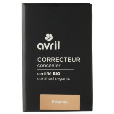 Correcteur Sésame certifié bio 4gr Avril Anti cernes Nude maquillage bio Bio santé sénior