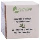 Savon d'Alep Traditionnel 180 gr Lauralep laurier olive base lavante anti irritations Bio santé sénior