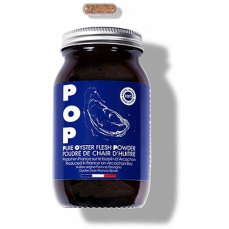 Poudre de chair d'huitre 75 gélules POP minéraux et oligo-éléments d'origine marine Bio santé sénior