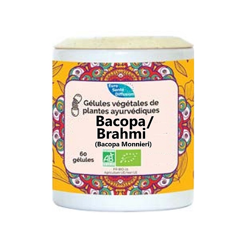 Phytofrance - Bacopa Brahmi bio 60 gélules, complément alimentaire en vente