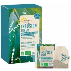 Tisane Hiver bio 20 sachets Fleurance Nature infusion hiver bio thym girofle cannelle Bio santé sénior