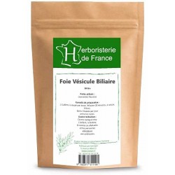 Tisane Foie vésicule 30 gr Herboristerie de France infusion foie vésicule biliaire Bio santé sénior